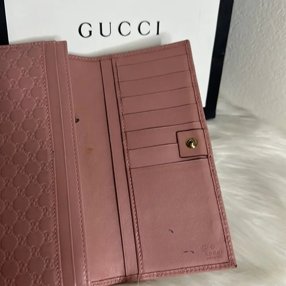 💯Authentic Guccissima Bifold Long Wallet🍀 - Picture 7 of 15